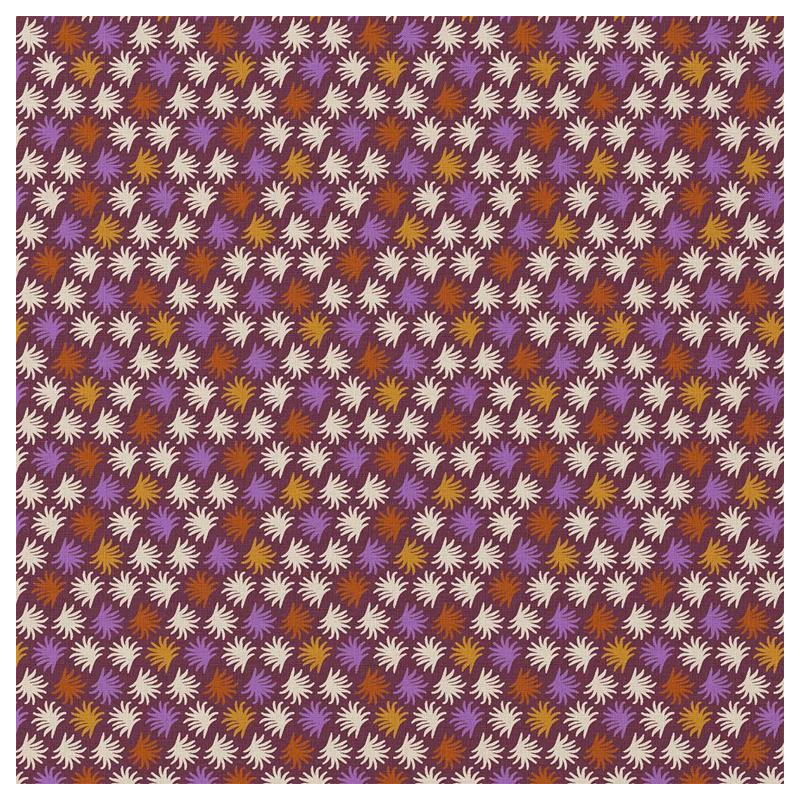 Algodón estampado LITNI Cacao / Crudo